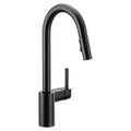 MOEN 7565BL Align One-Handle High Arc Pulldown Kitchen Faucet - Matte Black