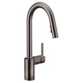 MOEN 7565BLS Align One-Handle High Arc Pulldown Kitchen Faucet - Black Stainless