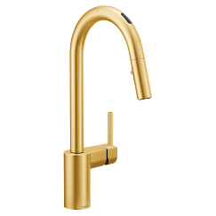 MOEN 7565EVBG Align Smart Pulldown Touchless Kitchen Faucet - Brushed Gold