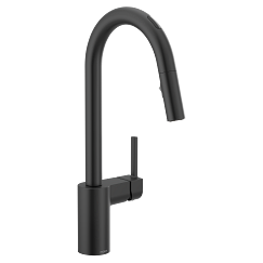 MOEN 7565EVBL Align Smart Pulldown Touchless Kitchen Faucet - Matte Black
