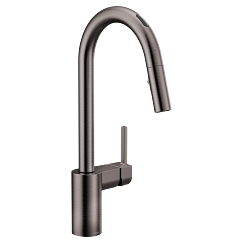 MOEN 7565EVBLS Align Smart Pulldown Touchless Kitchen Faucet - Black Stainless