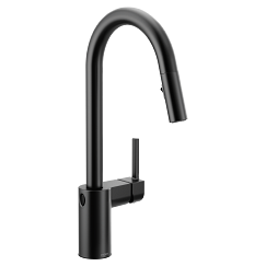 MOEN 7565EWBL Align Motionsense Wave One-Handle Pulldown Touchless Kitchen Faucet - Matte Black