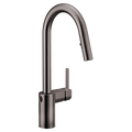 MOEN 7565EWBLS Align Motionsense Wave One-Handle Pulldown Touchless Kitchen Faucet - Black Stainless