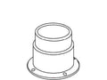 KOHLER Escutcheon, Transfer Vlv - Vibrant Brushed Nickel, K-75773-BN