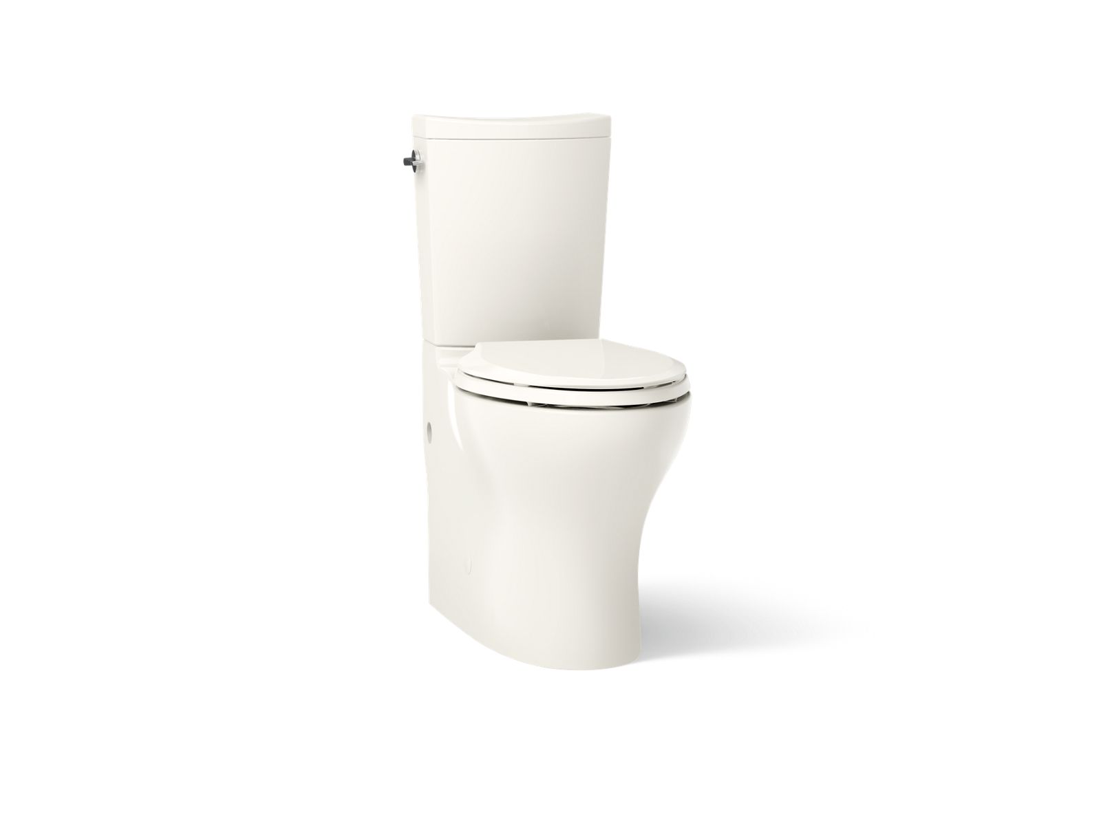 KOHLER K-75790-96 Persuade Curv Two-Piece Elongated Toilet With Skirted Trapway, Dual-Flush - Biscuit