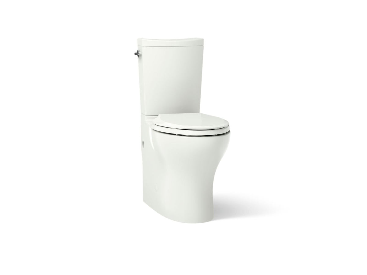 KOHLER K-75790-NY Persuade Curv Two-Piece Elongated Toilet With Skirted Trapway, Dual-Flush - Dune