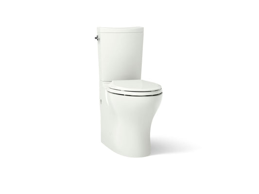 KOHLER K-75790-NY Persuade Curv Two-piece elongated toilet with skirted trapway, dual-flush - Dune