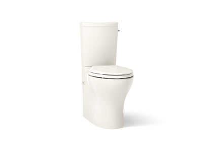 KOHLER K-75790-RA-96 Persuade Curv Two-piece elongated toilet with skirted trapway, dual-flush - Biscuit