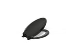 KOHLER K-75796-RL-7 Cachet Nightlight Readylatch Quiet-Close Elongated Toilet Seat - Black Black