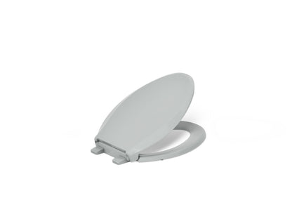 KOHLER K-75796-RL-95 Cachet Nightlight ReadyLatch Quiet-Close elongated toilet seat - Ice Grey
