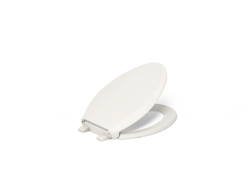 KOHLER K-75796-RL-96 Cachet Nightlight Readylatch Quiet-Close Elongated Toilet Seat - Biscuit