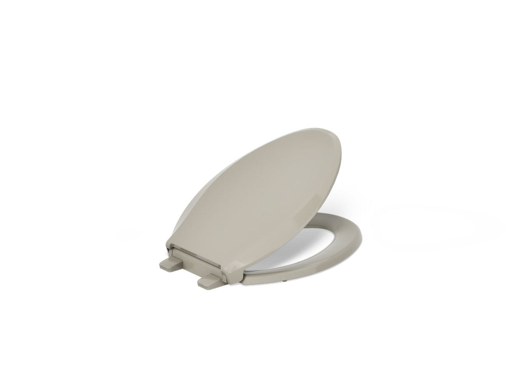 KOHLER K-75796-RL-G9 Cachet Nightlight Readylatch Quiet-Close Elongated Toilet Seat - Sandbar