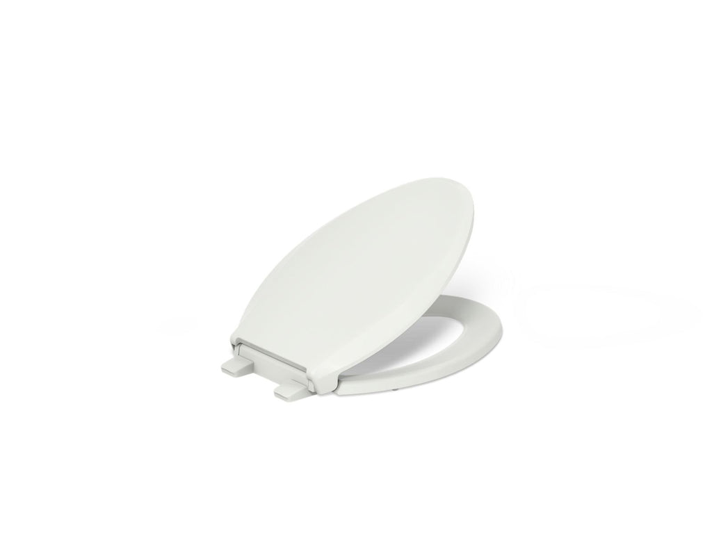 KOHLER K-75796-RL-NY Cachet Nightlight Readylatch Quiet-Close Elongated Toilet Seat - Dune