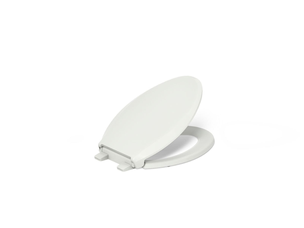 KOHLER K-75796-RL-NY Cachet Nightlight Readylatch Quiet-Close Elongated Toilet Seat - Dune