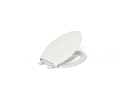 KOHLER K-75796-RL-NY Cachet Nightlight ReadyLatch Quiet-Close elongated toilet seat - Dune