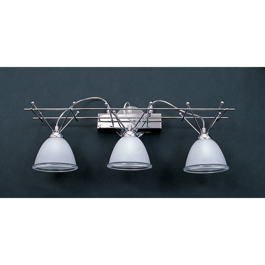 ELK SHOWROOM 7582/3 CRAFTED in POLISHED CHROME, SUSPENDED