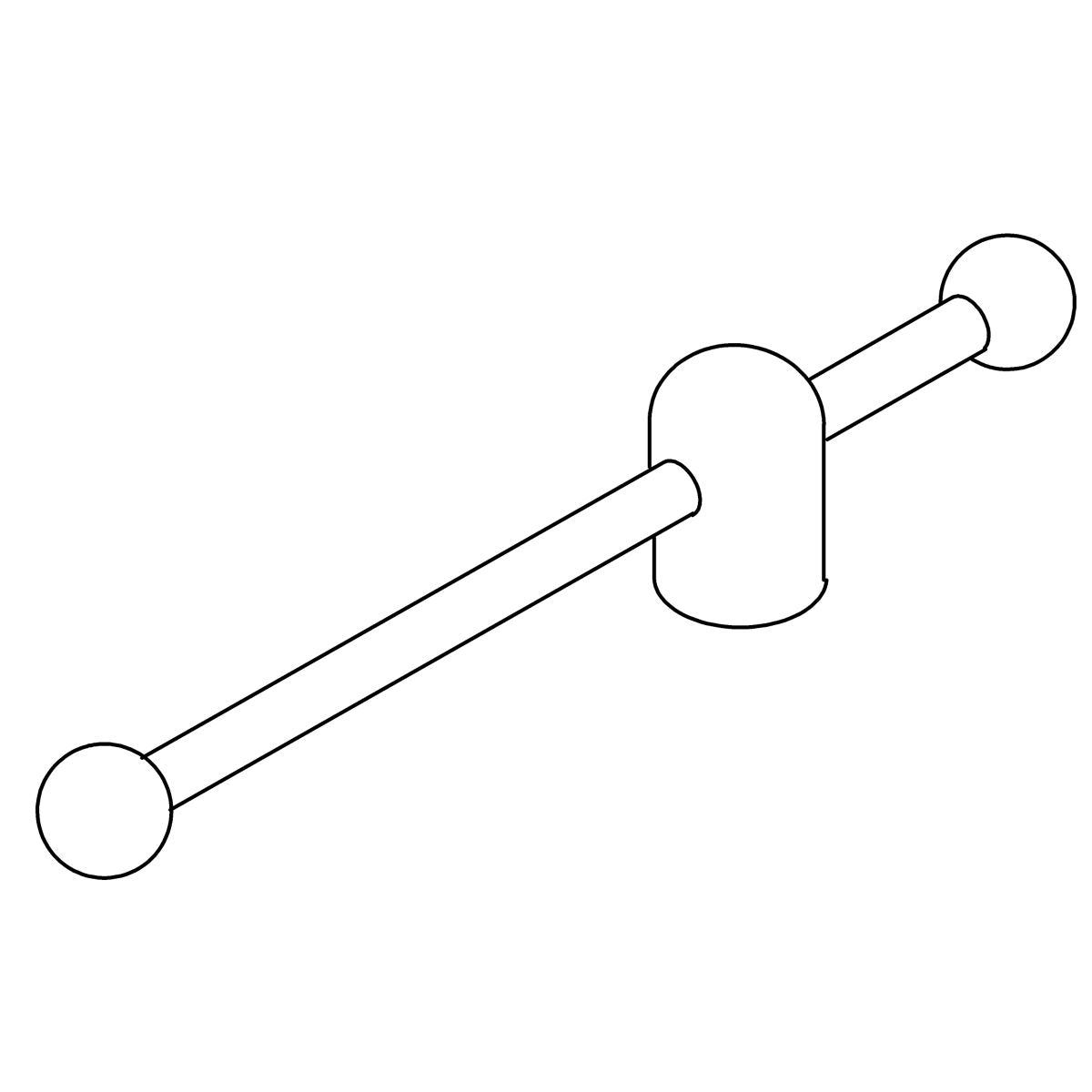 KOHLER Lever Handle Assembly - Polished Chrome, K-75860-CP