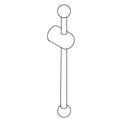 KOHLER Lever Handle Assembly Bath - Polished Chrome, K-75862-CP