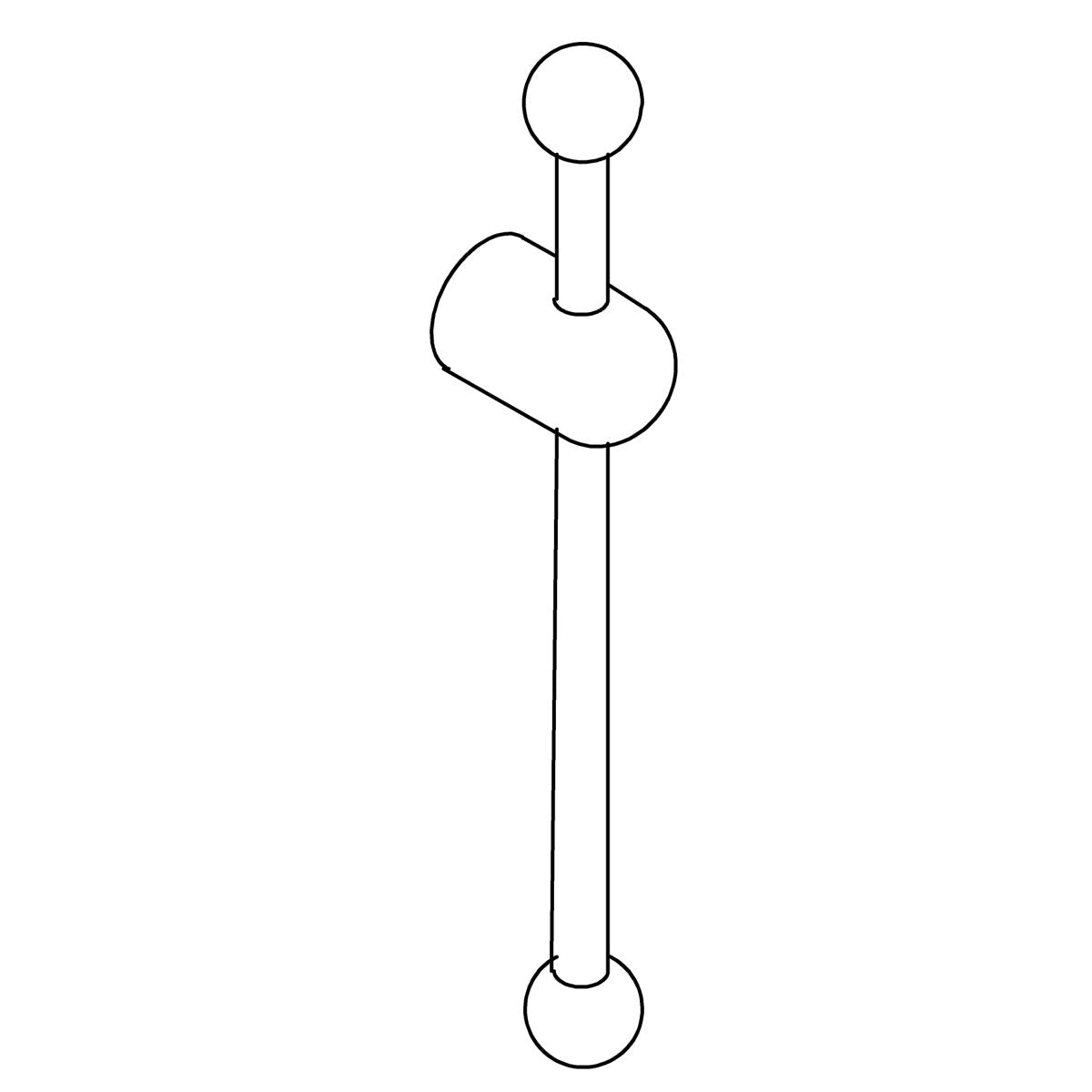 KOHLER Lever Handle Assembly Bath - Polished Chrome, K-75862-CP