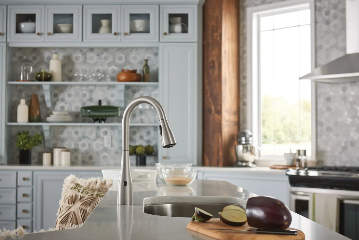 MOEN 7594EWORB Arbor Motionsense Wave One-Handle Pulldown Touchless Kitchen Faucet - Oil Rubbed Bronze