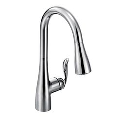 MOEN 7594C Arbor One-Handle High Arc Pulldown Kitchen Faucet - Chrome