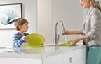 MOEN 7594ESRS Arbor Chrome One-Handle High Arc Pulldown Kitchen Faucet - Spot Resist Stainless