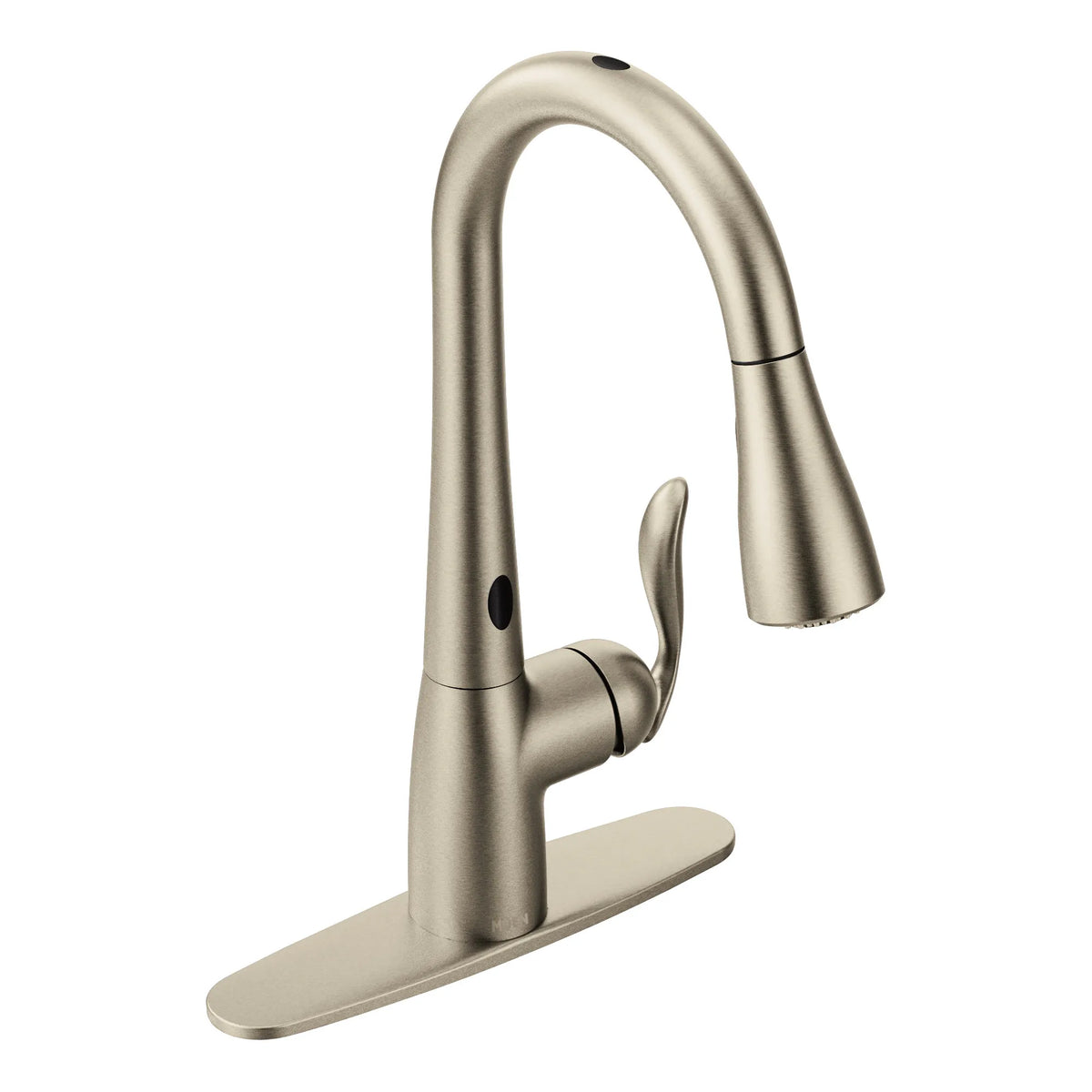 MOEN 7594ESRS Arbor Chrome One-Handle High Arc Pulldown Kitchen Faucet - Spot Resist Stainless