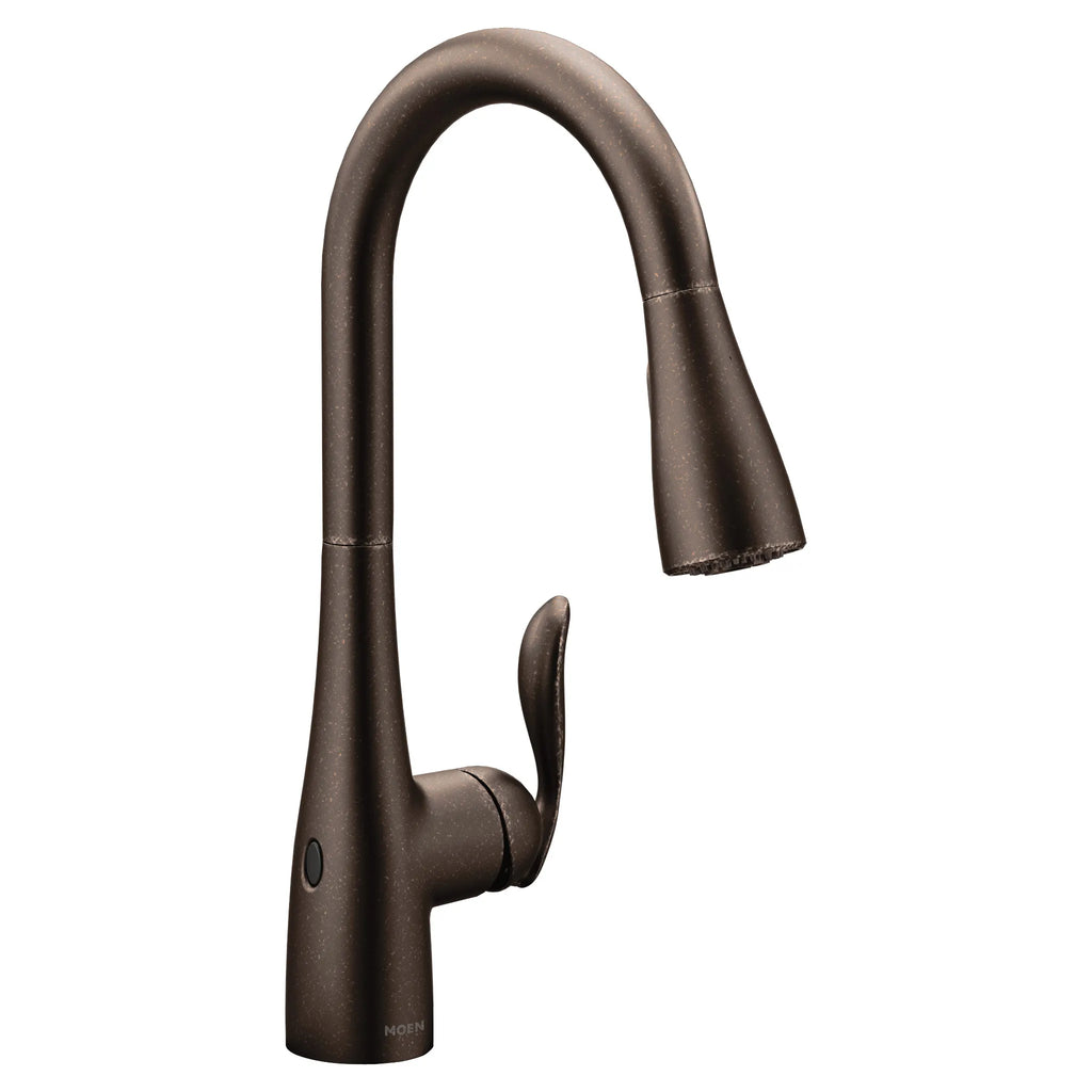 MOEN 7594EWORB Arbor Motionsense Wave One-Handle Pulldown Touchless Kitchen Faucet - Oil Rubbed Bronze
