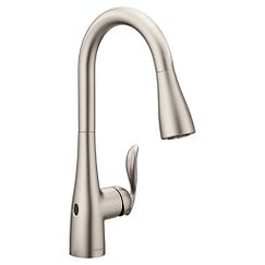 MOEN 7594EWSRS Arbor Motionsense Wave One-Handle Pulldown Touchless Kitchen Faucet - Spot Resist Stainless