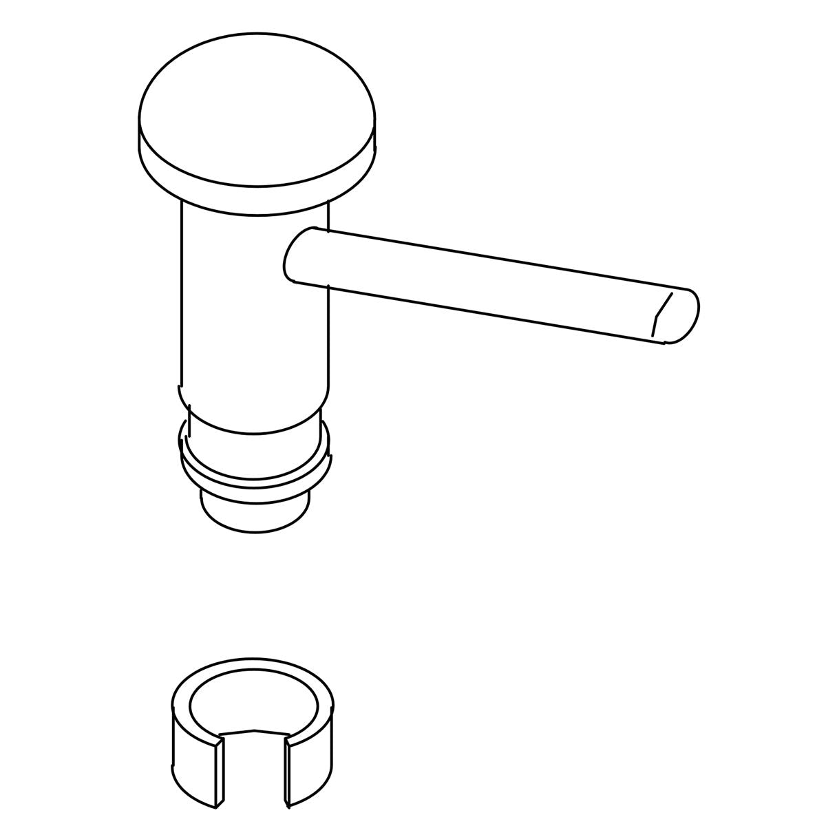 KOHLER Knob Assembly - Polished Chrome, K-75967-CP