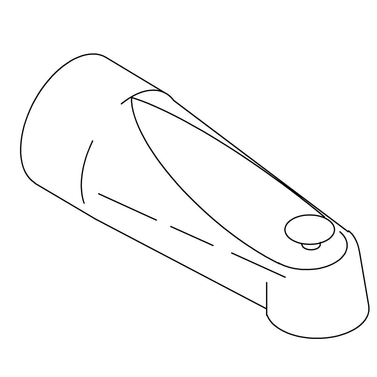 KOHLER Spout, Bath W/Diverter - Vibrant Finish, K-76005-VF