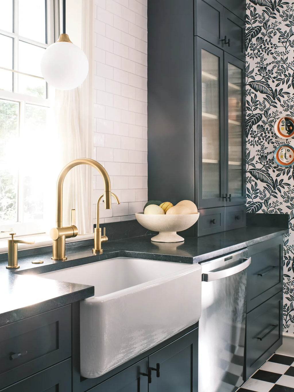 MOEN S5530BG Sip Modern One-Handle High Arc Beverage Faucet - Brushed Gold