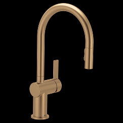 MOEN 7622BZG Cia Bronzed gold (bzg) one-handle pulldown kitchen faucet