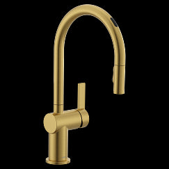 MOEN 7622EVBG Cia  One-Handle Pulldown Kitchen Faucet In Brushed Gold