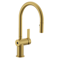 MOEN 7622EWBG Cia Motionsense Wave One-Handle Pulldown Touchless Kitchen Faucet - Brushed Gold