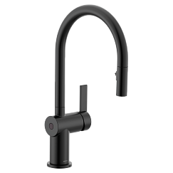 MOEN 7622EWBL Cia Motionsense Wave One-Handle Pulldown Touchless Kitchen Faucet - Matte Black
