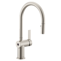 MOEN 7622EWSRS Cia Motionsense Wave One-Handle Pulldown Touchless Kitchen Faucet - Spot Resist Stainless