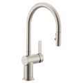 MOEN 7622SRS Cia One-Handle High Arc Pulldown Kitchen Faucet - Spot Resist Stainless