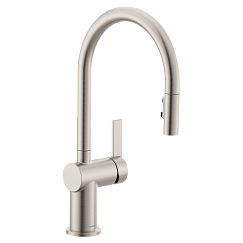 MOEN 7622SRS Cia One-Handle High Arc Pulldown Kitchen Faucet - Spot Resist Stainless