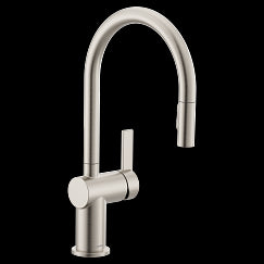 MOEN 7622SRS Cia  One-Handle Pulldown Kitchen Faucet In Spot Resist Stainless