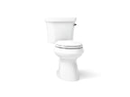 KOHLER K-76301-RA-0 Highline Two-Piece Elongated Toilet With Concealed Trapway, 1.28 Gpf - White