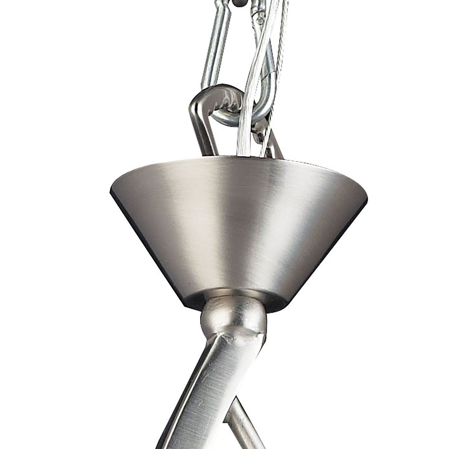 ELK SHOWROOM 7634/1 Elysburg 7'' Wide 1-Light Mini Pendant - Satin Nickel