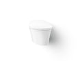 KOHLER K-76395-0 Veil Wall-Hung Compact Elongated Smart Toilet Bowl, Dual-Flush - White