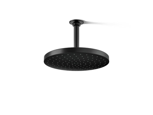 KOHLER K-76465-G-BL Awaken 10" single-function rainhead, 1.75 gpm - Matte Black