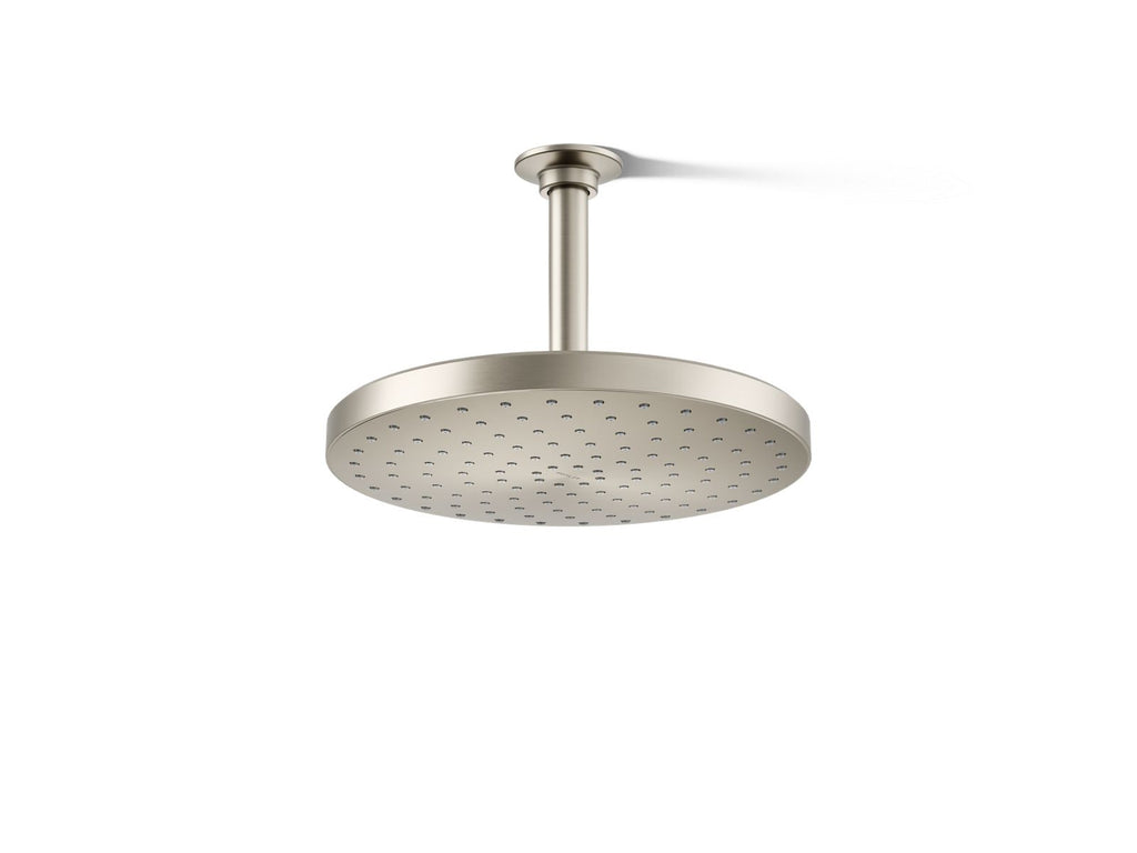KOHLER K-76465-Y-BN Awaken 10" Single-Function Rainhead, 2.5 Gpm - Vibrant Brushed Nickel