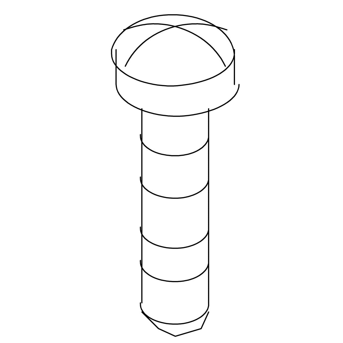 KOHLER Screw 8-32 X .625, K-76538