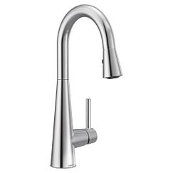 MOEN 7664 Sleek One-Handle Pulldown Bar Faucet - Chrome