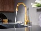 MOEN 7664BG Sleek One-Handle Pulldown Bar Faucet - Brushed Gold