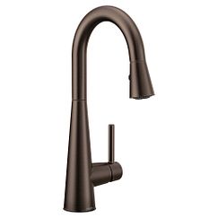 MOEN 7664ORB Sleek  One-Handle Pulldown Bar Faucet In Oil Rubbed Bronze