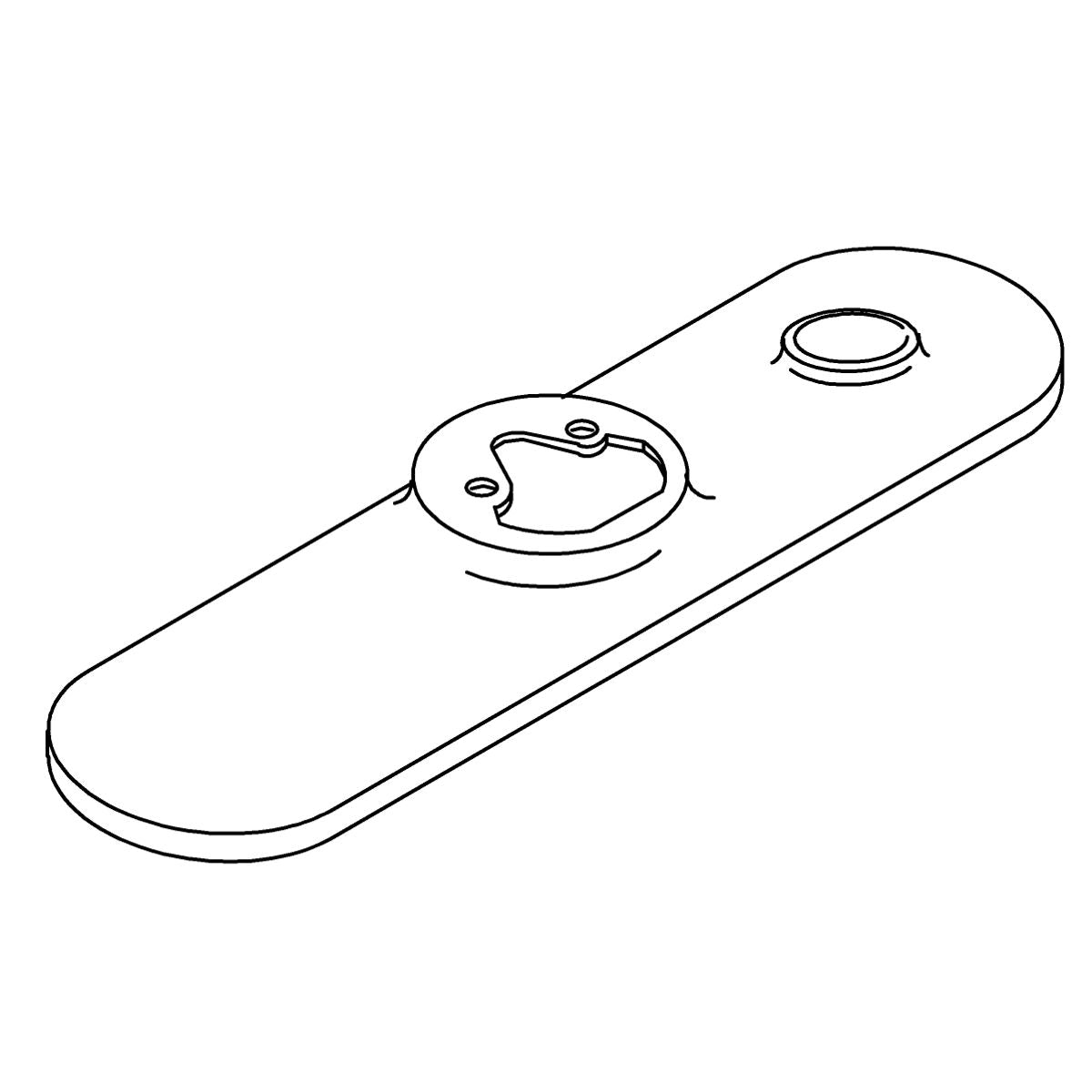 KOHLER Escutcheon - Vibrant Brushed Nickel, K-76699-BN